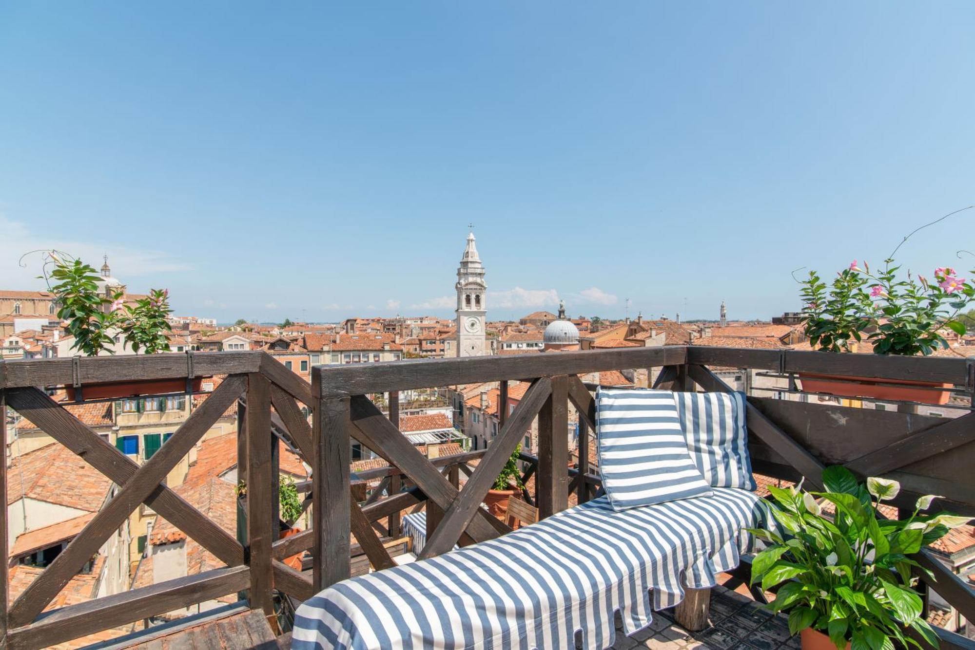 Penthouse With Rooftop Terrace And 360 Views Of Venice - Venice5Th Extérieur photo